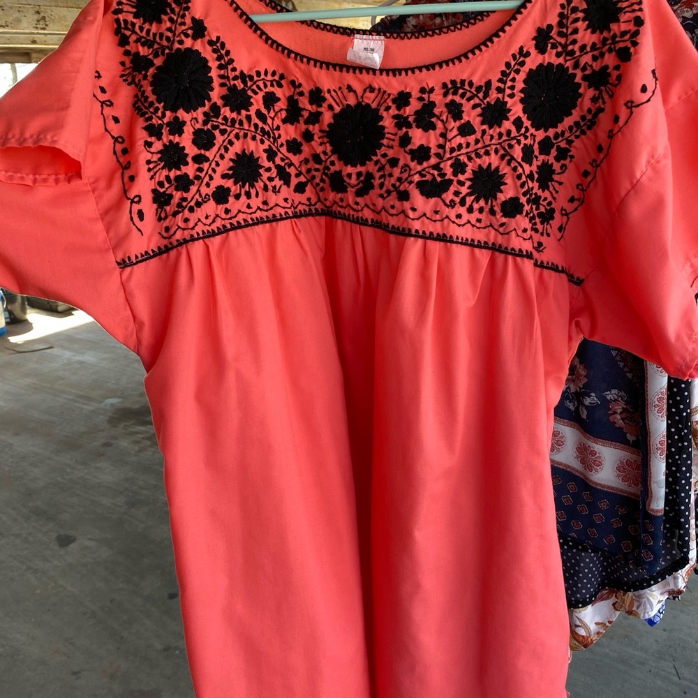 Pink Embellished Blouse with Intricate Embroidery